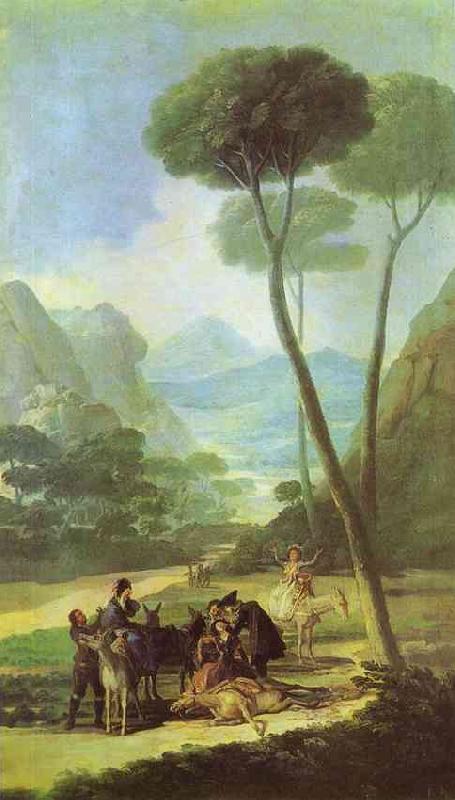 Francisco Jose de Goya Fall (La Cada) oil painting picture